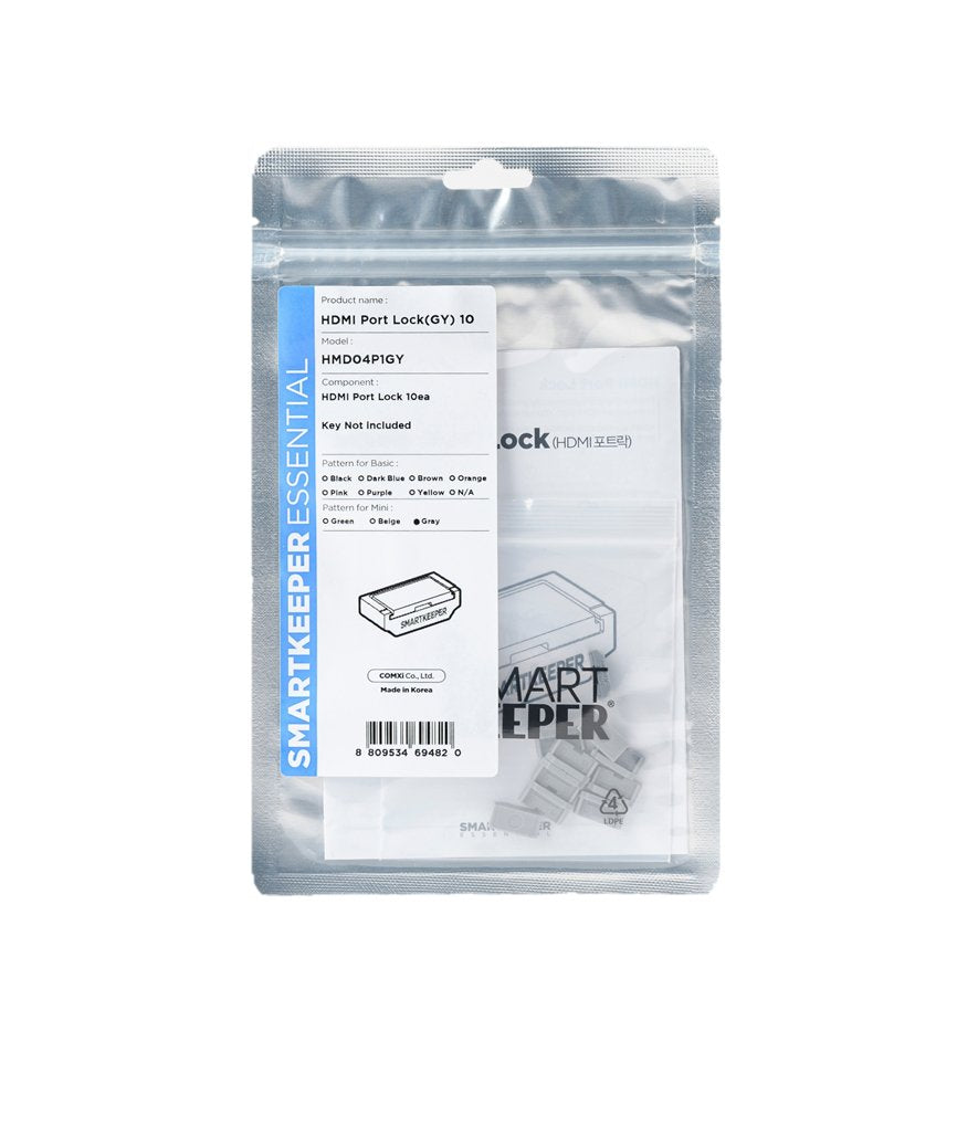Smartkeeper Hmd04p1gy Bloqueador De Puerto Hdmi Gris 10 Pieza(S)