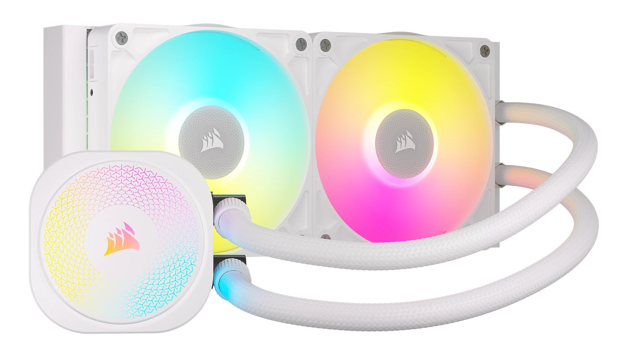 EAN 0840006685456 - Corsair iCUE LINK TITAN RX RGB Procesador Sistema de refrigeración líquida todo en uno 12 cm Blanco 1 pie imagen 1