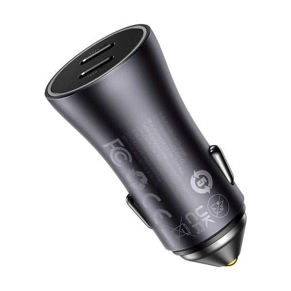 EAN 6932172608026 - Baseus CGJP000013 cargador de dispositivo móvil Universal Gris Encendedor de cigarrillos Carga rápida Aut imagen 8