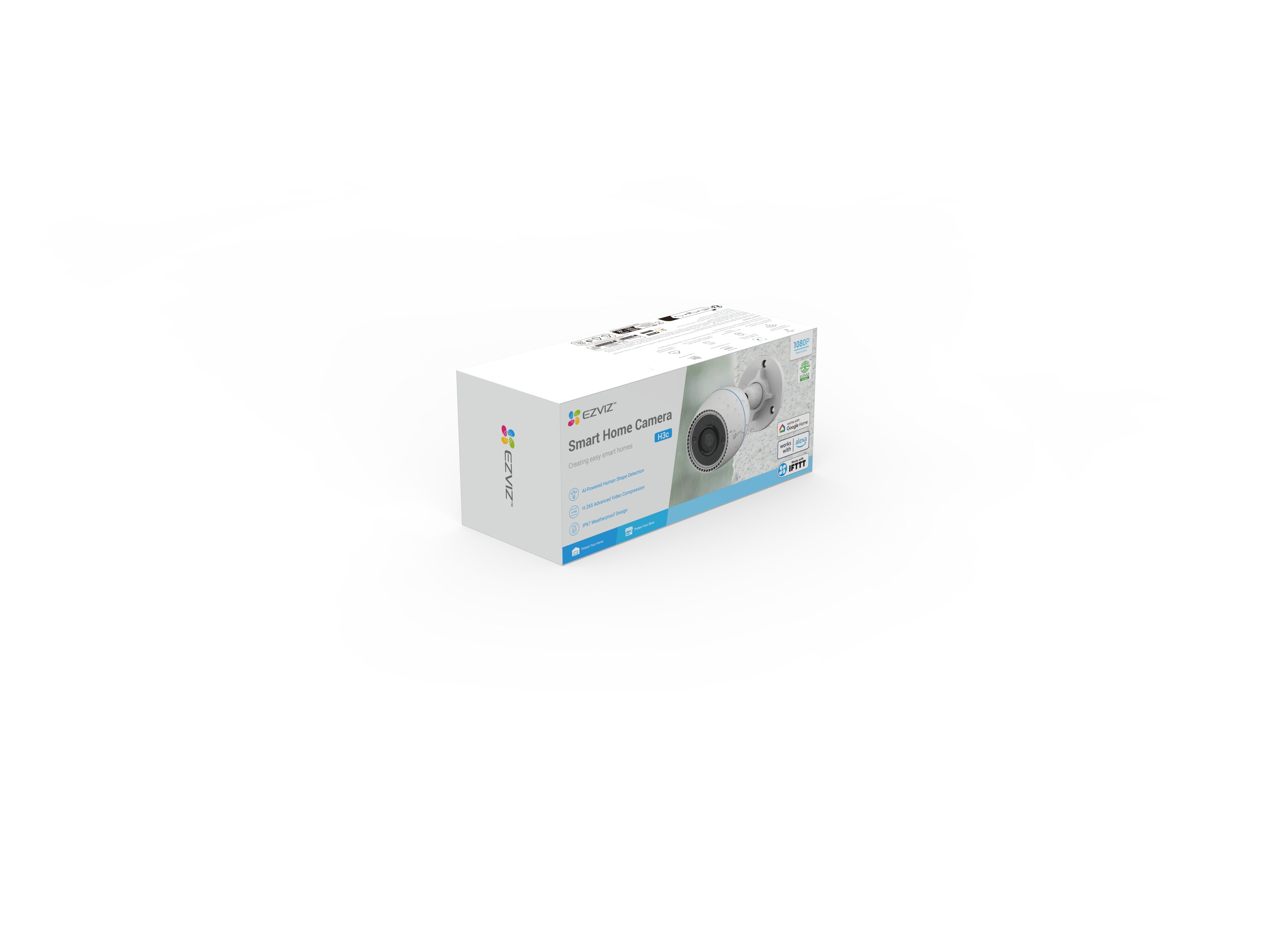 EAN 6941545614731 - EZVIZ H3c Bala (forma) Cámara de seguridad IP Exterior 1920 x 1080 Pixeles Pared imagen 17