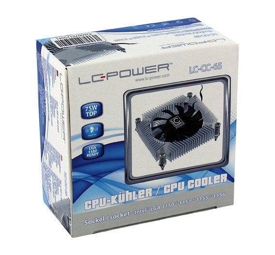 Lc-Power Lc-Cc-65, Procesador, Enfriador, 6,5 Cm, Lga 1150 (Zócalo H3), Lga 1151 (Zócalo H4), Lga 1155 (Socket H2), Lga 1156 (Socket H), 1500 Rpm, 3500 Rpm