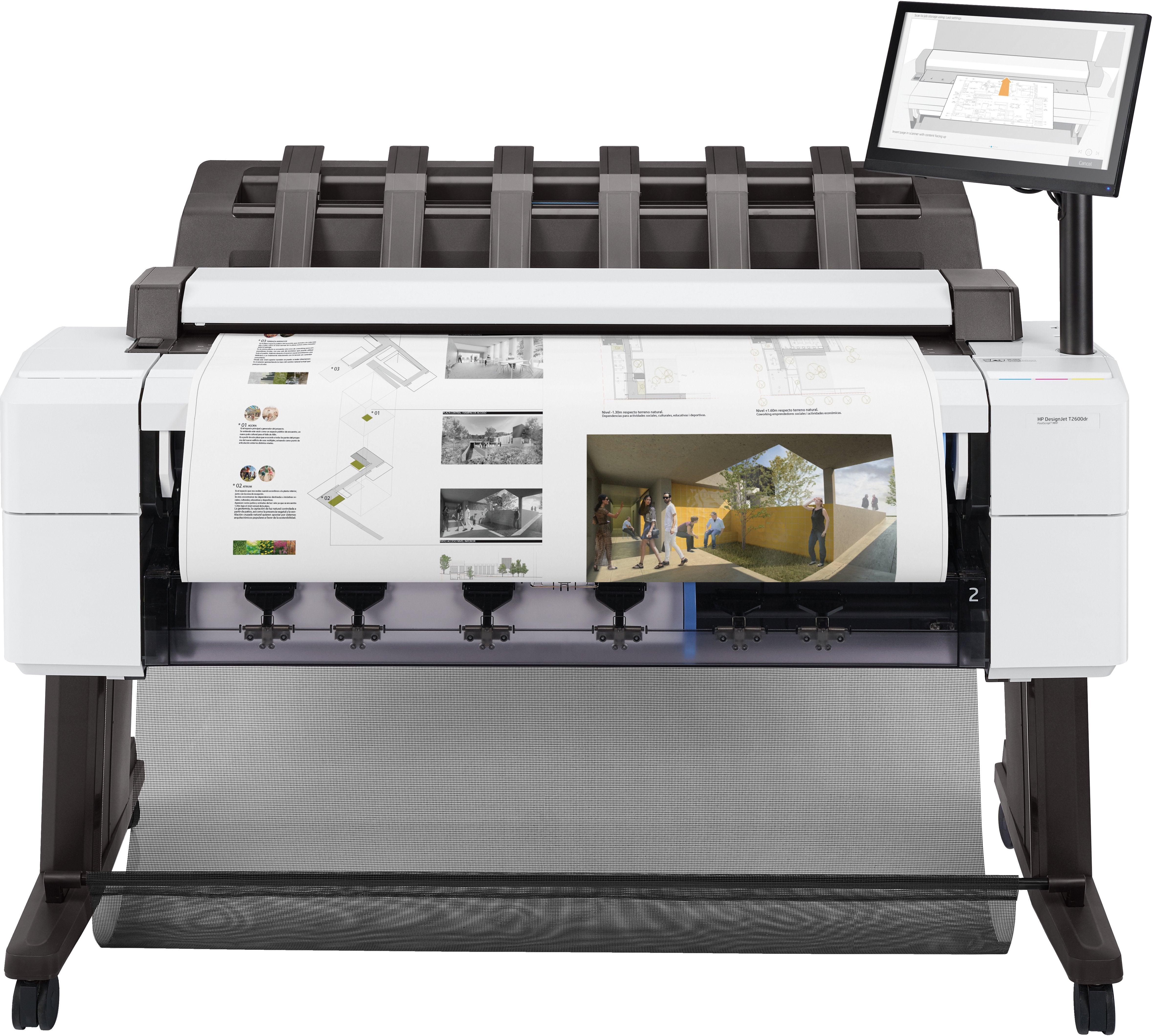 EAN 193905891405 - HP Designjet T2600 36-in PostScript Multifunction Printer impresora de gran formato Inyección de tinta tér imagen 53
