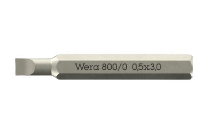 Wera 800 Micro Bits 0,50 X 3,0 X 30mm