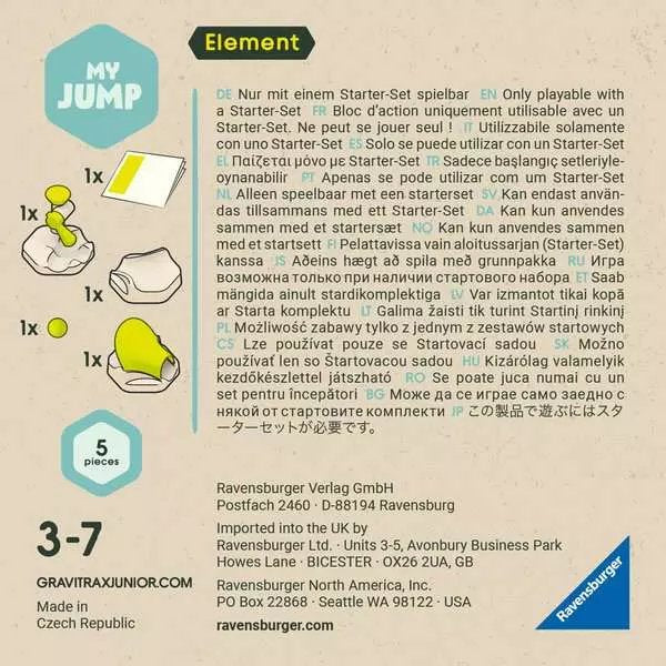 Ravensburger Gravitrax Junior Element Peng, Tren 23749