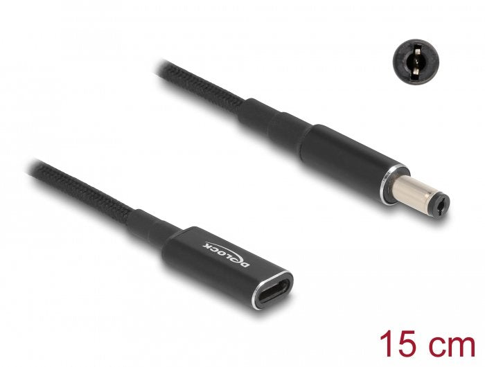 EAN 4043619600397 - DeLOCK 60039 cambiador de género para cable PD Negro imagen 3