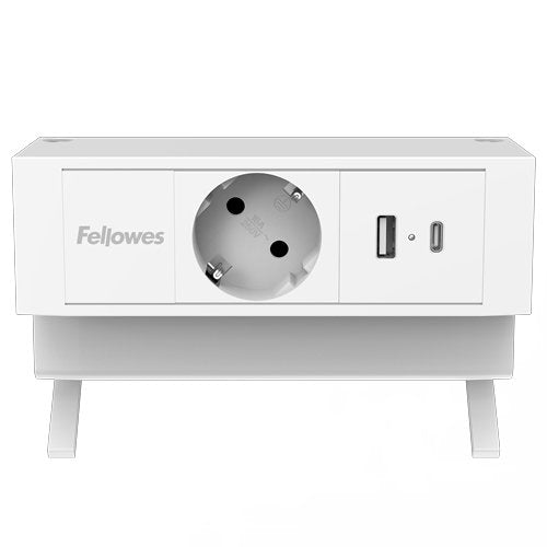 Regleta Fellowes 100137173 Base Múltiple 2 M 1 Salidas Ac Interior Blanco
