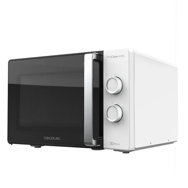 Microondas Cecotec Proclean 4110/ 700w/ Capacidad 23l/ Función Grill/ Negro