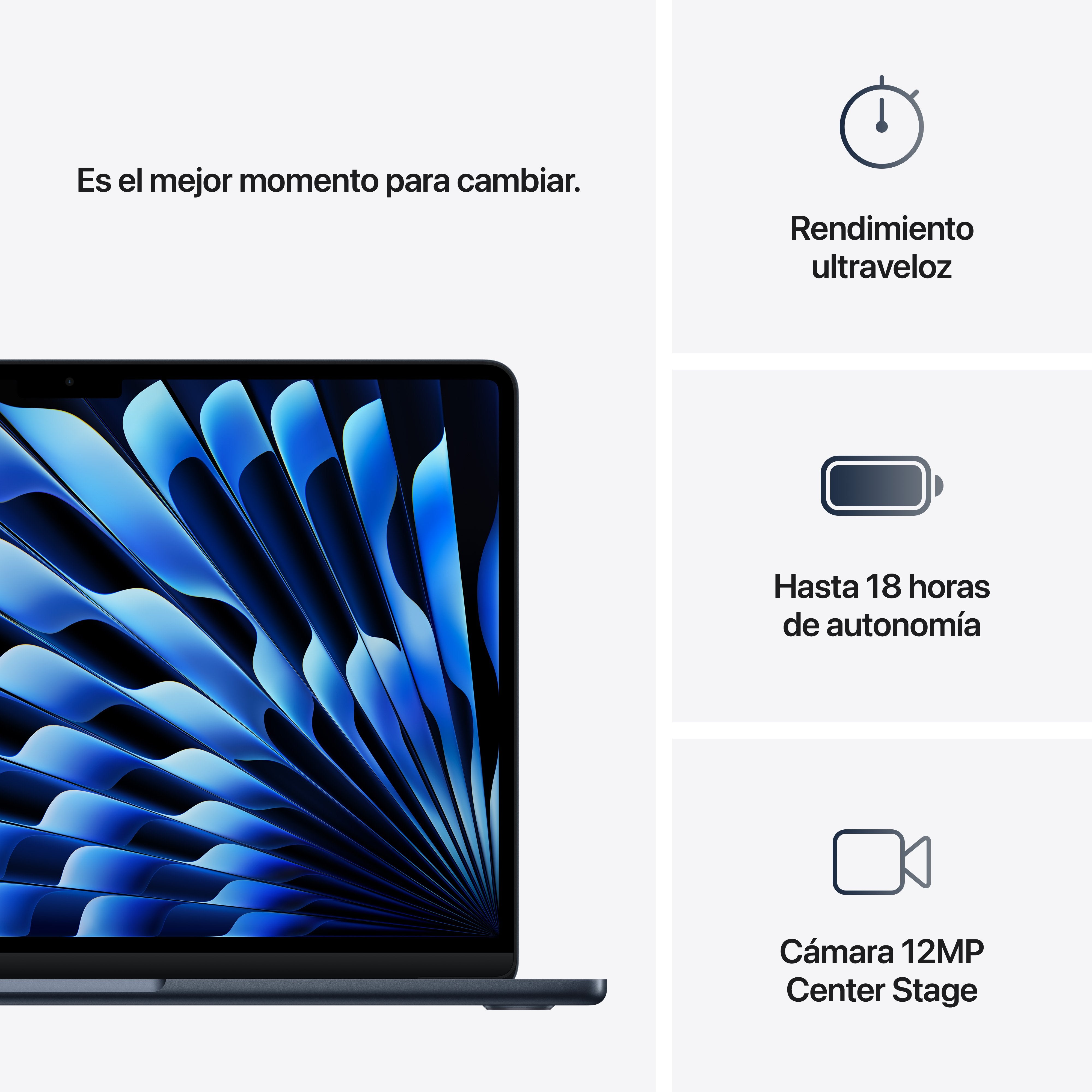 EAN 0195949838781 - Apple MacBook Air Apple M M4 Portátil 34,5 cm (13.6") 16 GB 512 GB SSD Wi-Fi 6E (802.11ax) macOS Sequoia imagen 10