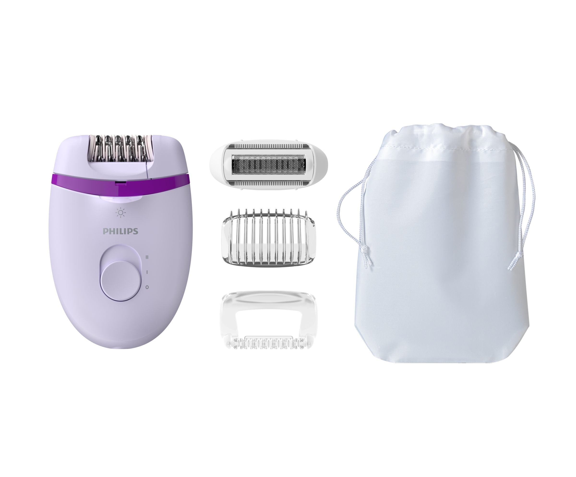 EAN 8710103884064 - Philips Satinelle Essential BRE275/00 depiladora Púrpura imagen 1