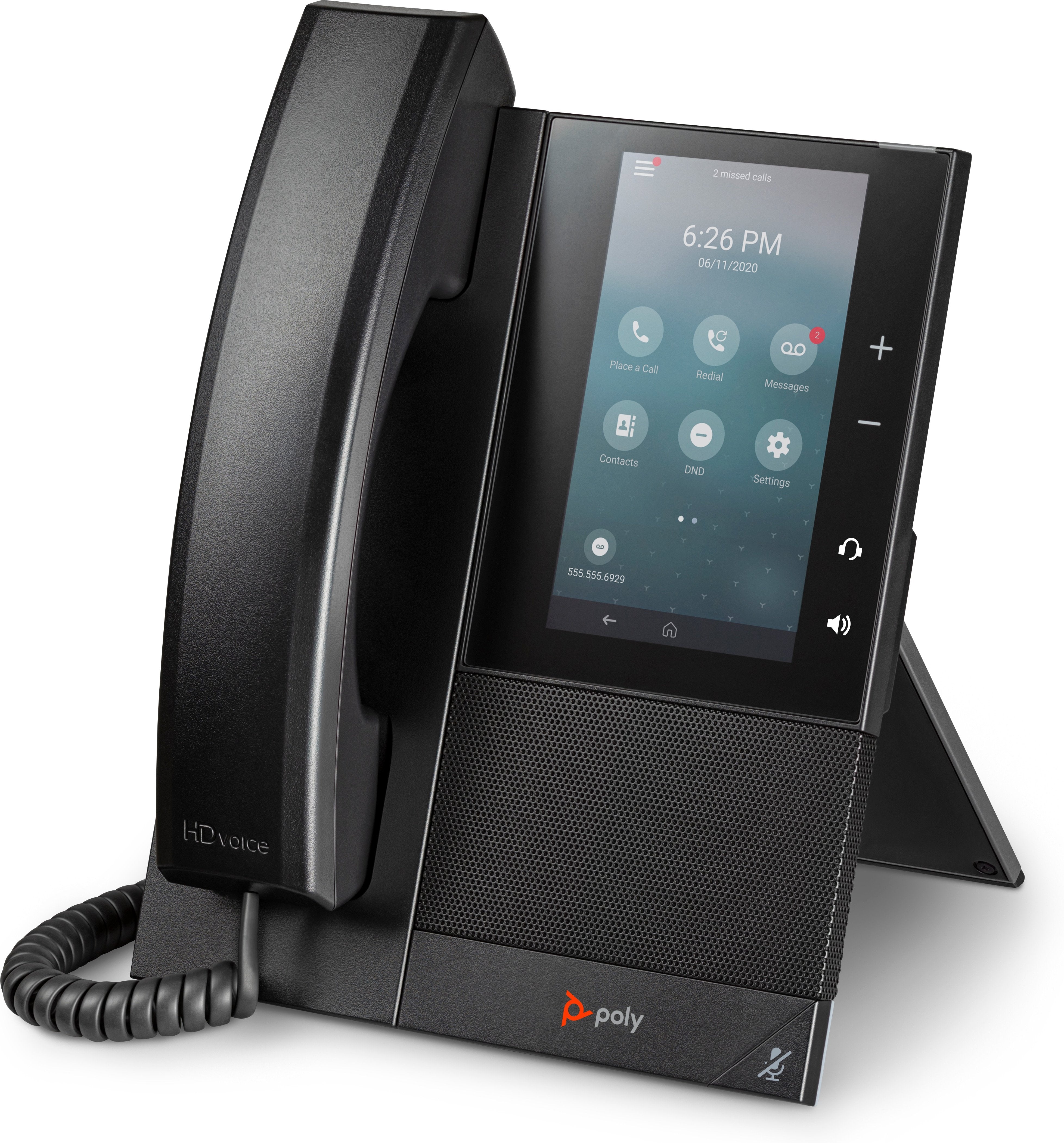 Poly Ccx 500 Teléfono Ip Negro 24 Líneas Lcd