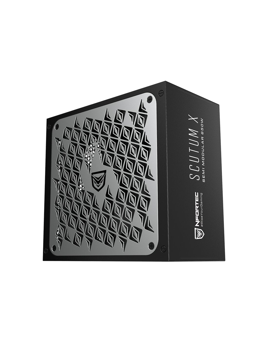 Nfortec Scutum X Unidad De Fuente De Alimentación 650 W 20+4 Pin Atx Atx Negro