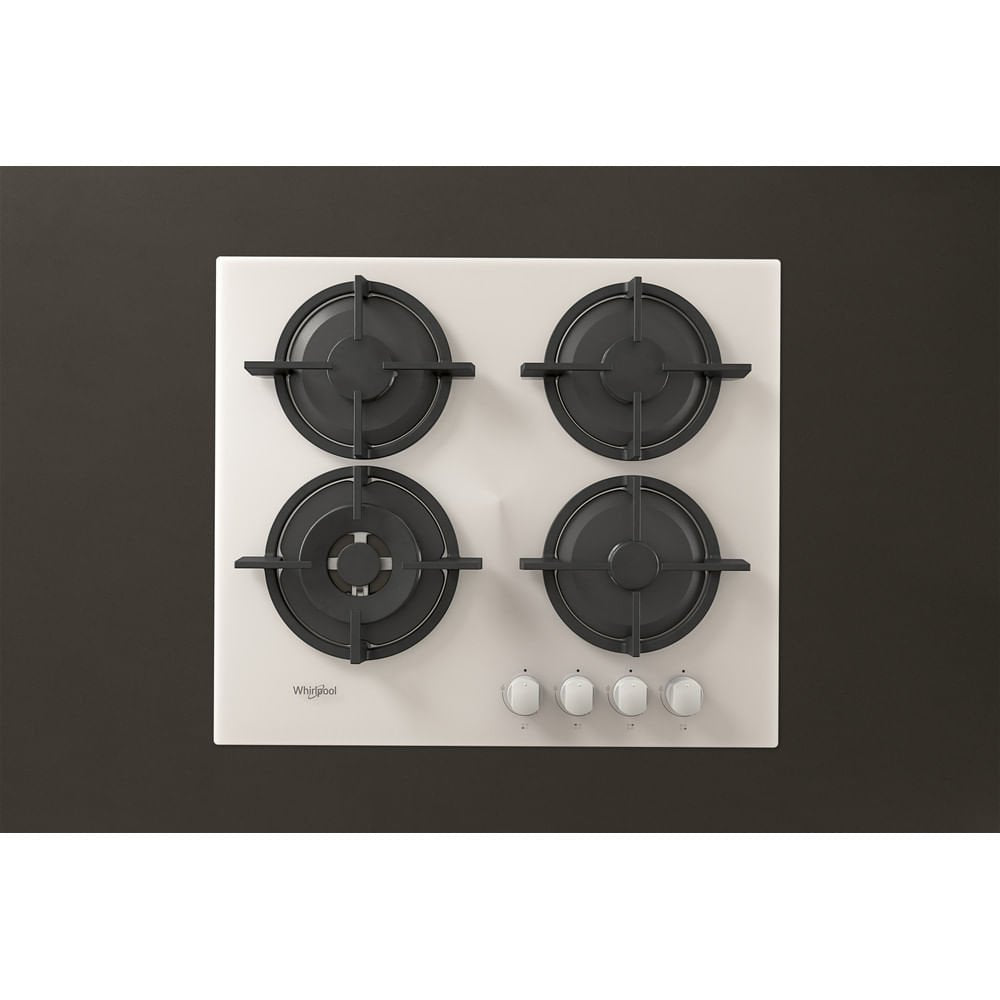 EAN 8003437605567 - Whirlpool AKT 625/WH Negro, Blanco Integrado 60 cm Encimera de gas 4 zona(s) imagen 5