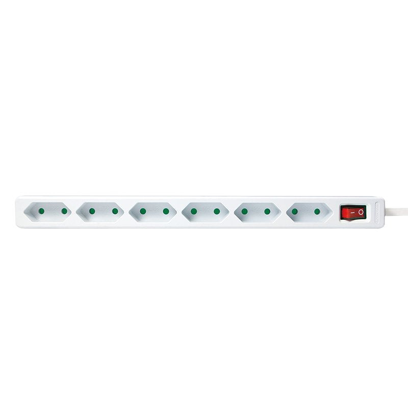 Regleta Logilink Lps232 Múltiple 1,5 M 6 Salidas Euro8 Ac Interior Blanco