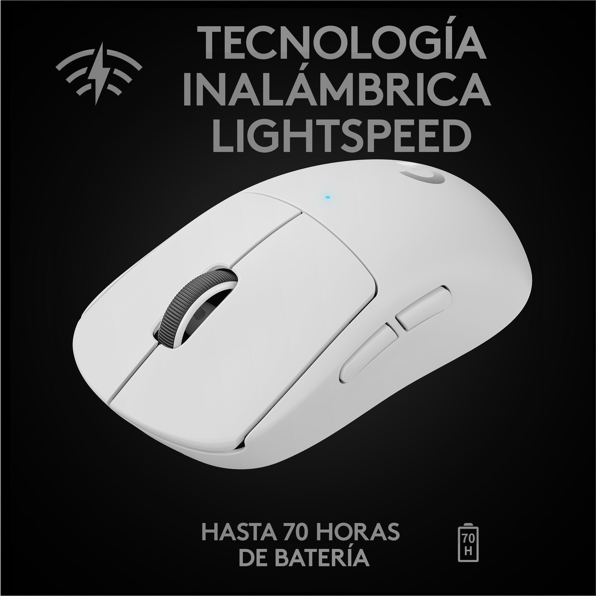 Logitech G Pro X Superlight Ratón Mano Derecha Rf Inalámbrico 25600 Dpi