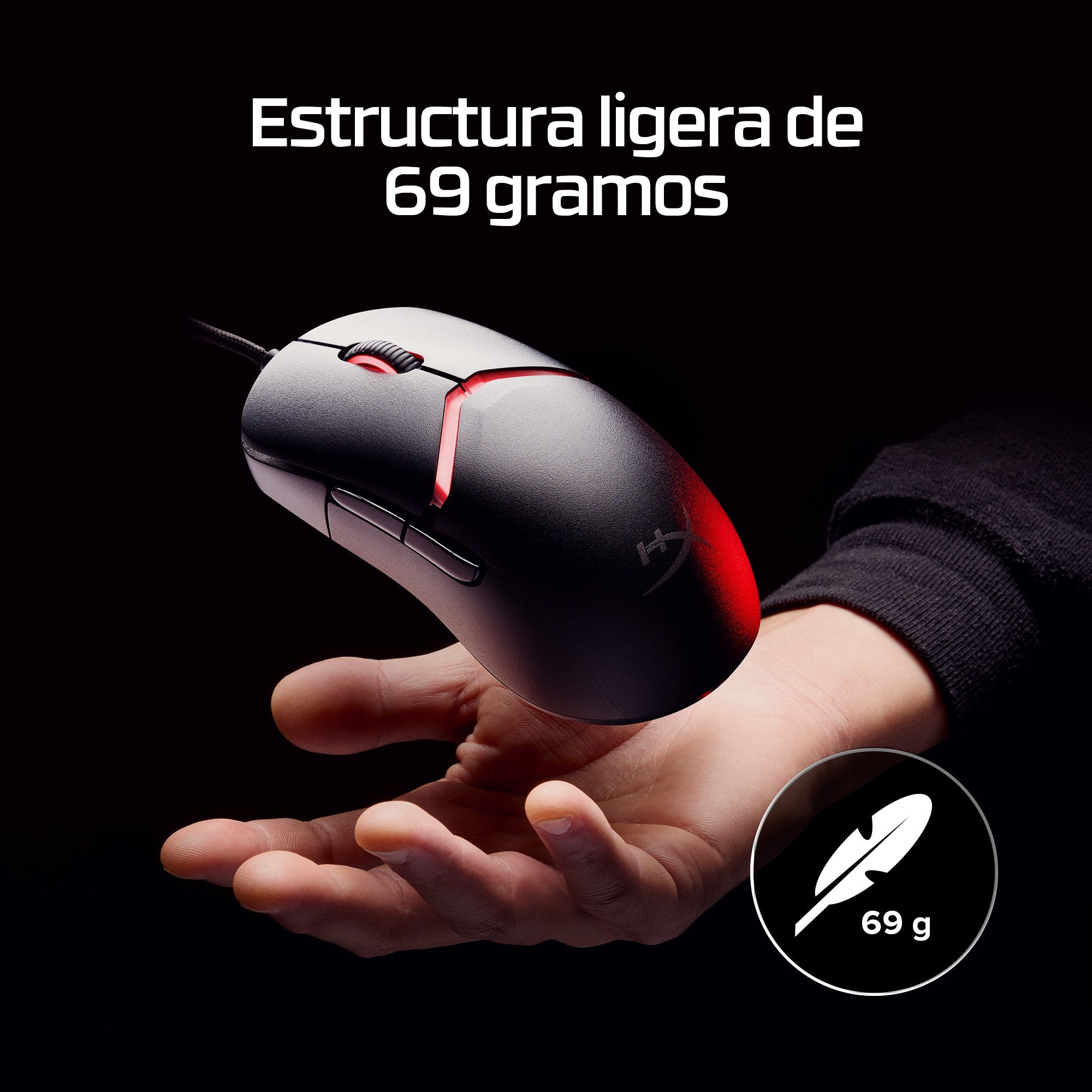 EAN 0198415001641 - HyperX Pulsefire Saga Wired Gaming Mouse ratón Juego Ambidextro USB tipo A Óptico 3200 DPI imagen 11