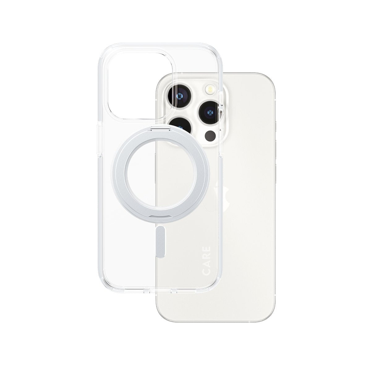 EAN 5715685005497 - PanzerGlass CARE™ by ® Case Transparent w. Silver Kickstand & MagSafe iPhone 15 Pro funda para teléfono m imagen 1