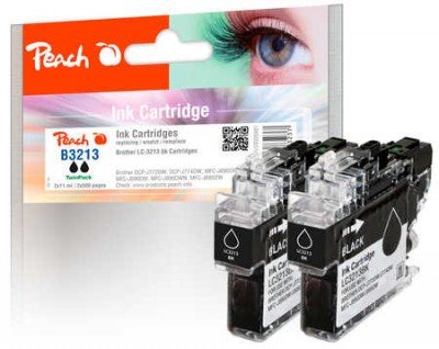EAN 7640182383237 - Peach 320481 cartucho de tinta 2 pieza(s) Compatible Alto rendimiento (XL) Negro imagen 1