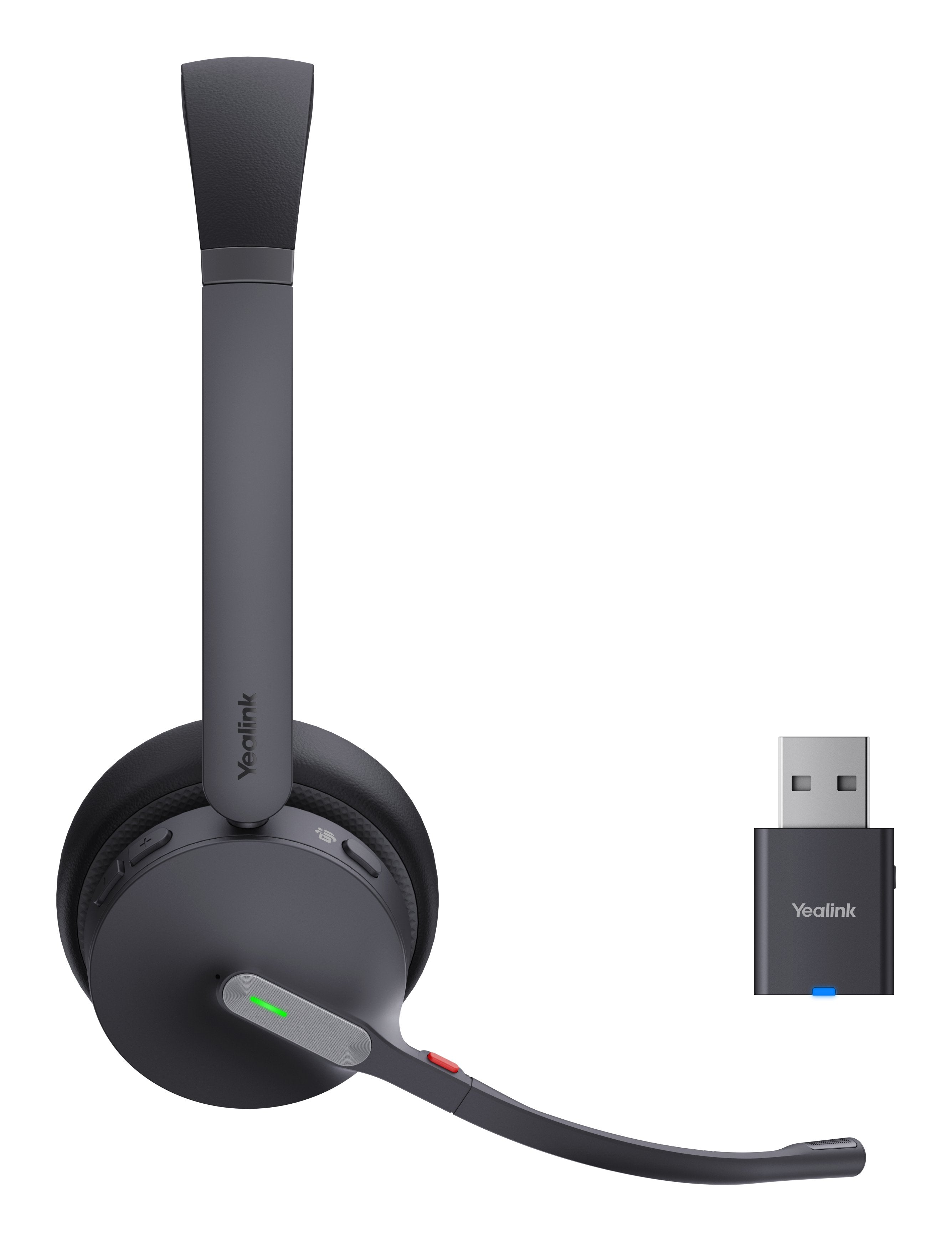 Auriculares Yealink Wh64 Hybrid Dual Teams, Negros, Variante Teams, Modos Dect Y Bluetooth Wh64 Hybrid Dual Teams