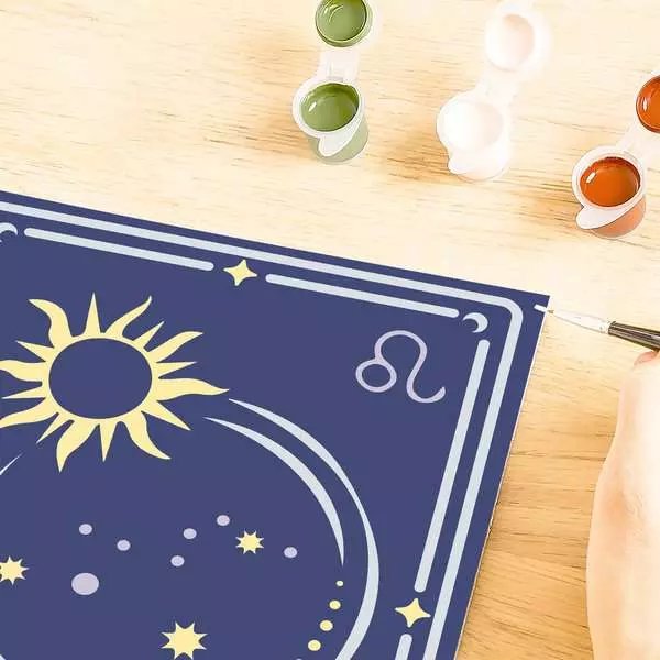 Ravensburger Creart - Signo Zodiacal Leo, Pintura 23743