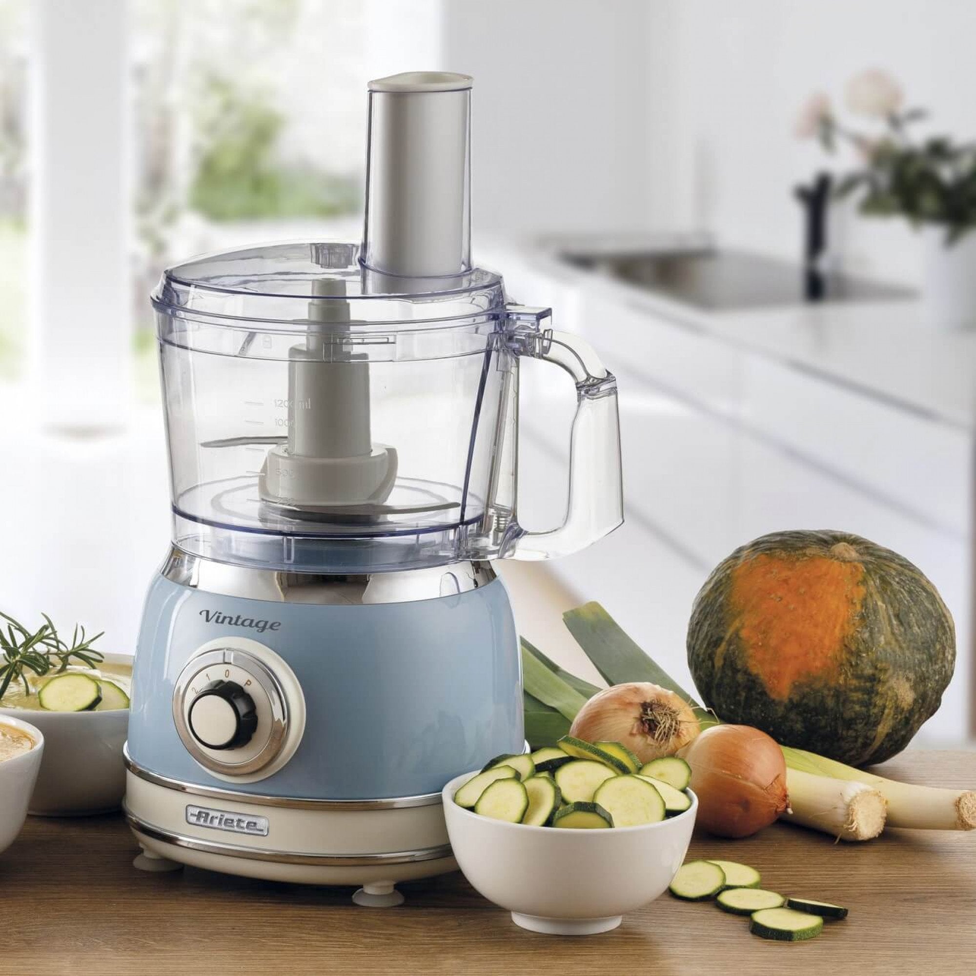 EAN 8003705124356 - Ariete Vintage Line 1781/05 robot de cocina 1000 W 2,1 L Azul imagen 5