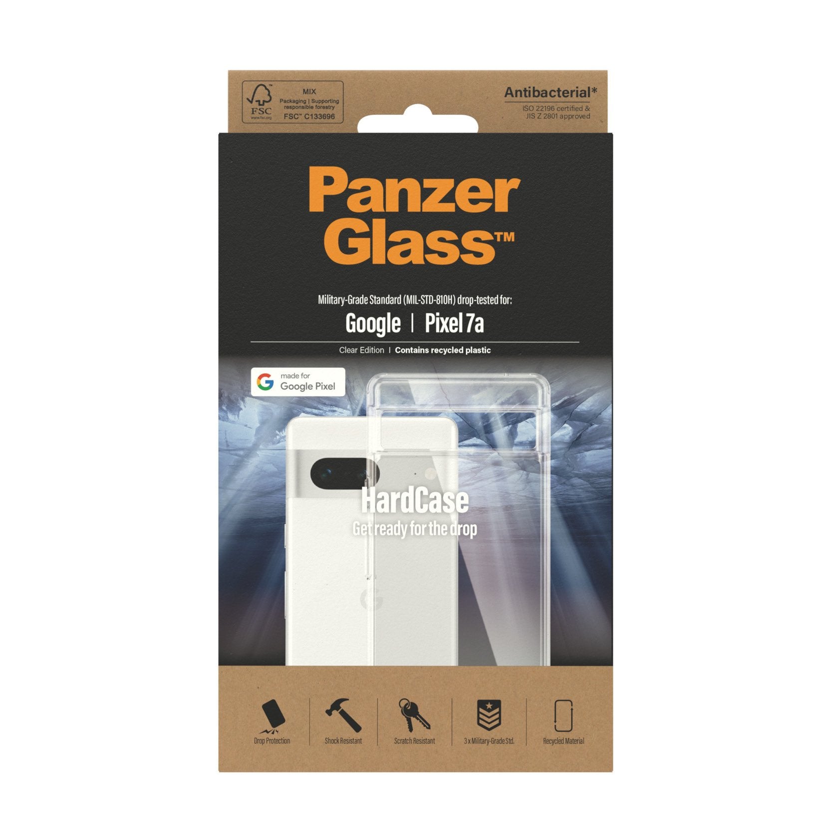 EAN 5711724004377 - PanzerGlass ® HardCase Transparent Google Pixel 7a funda para teléfono móvil Transparente imagen 3