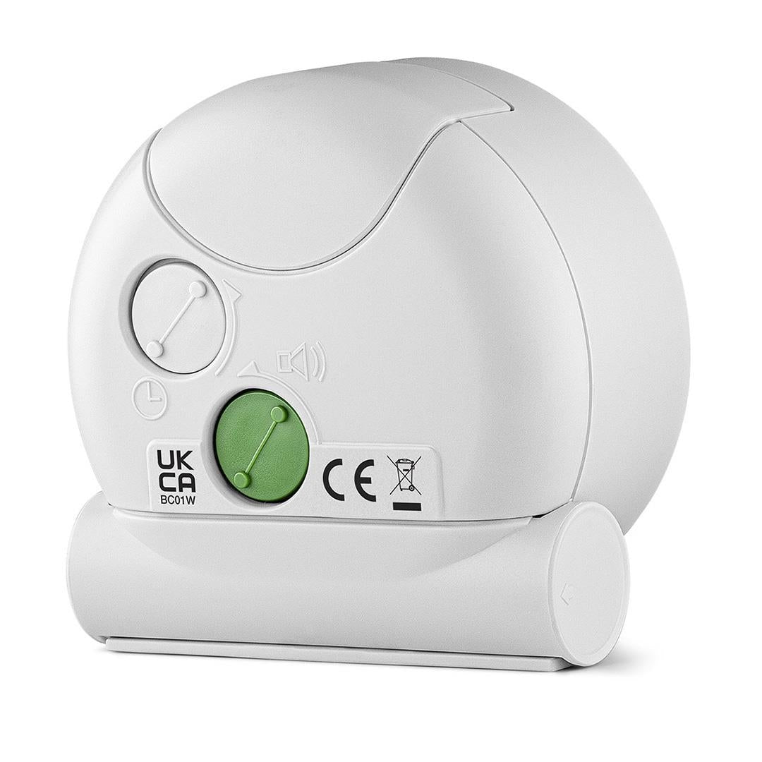 Reloj Despertador De Cuarzo Braun Bc 01 W Blanco