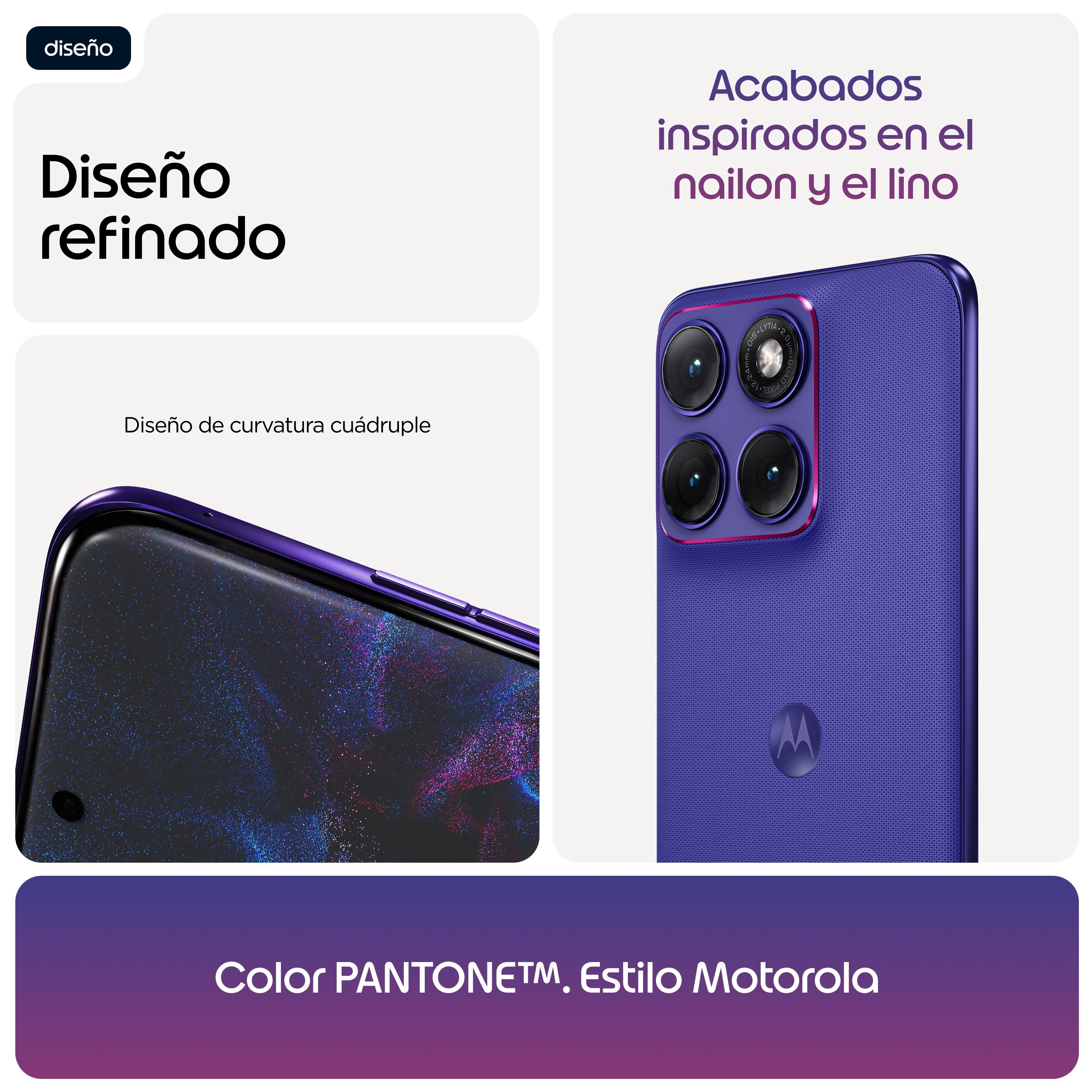 EAN 0840493621739 - Motorola edge 70 fusion 17,2 cm (6.78") SIM doble Android 16.0 5G USB Tipo C 8 GB 256 GB 7000 mAh Violeta imagen 10