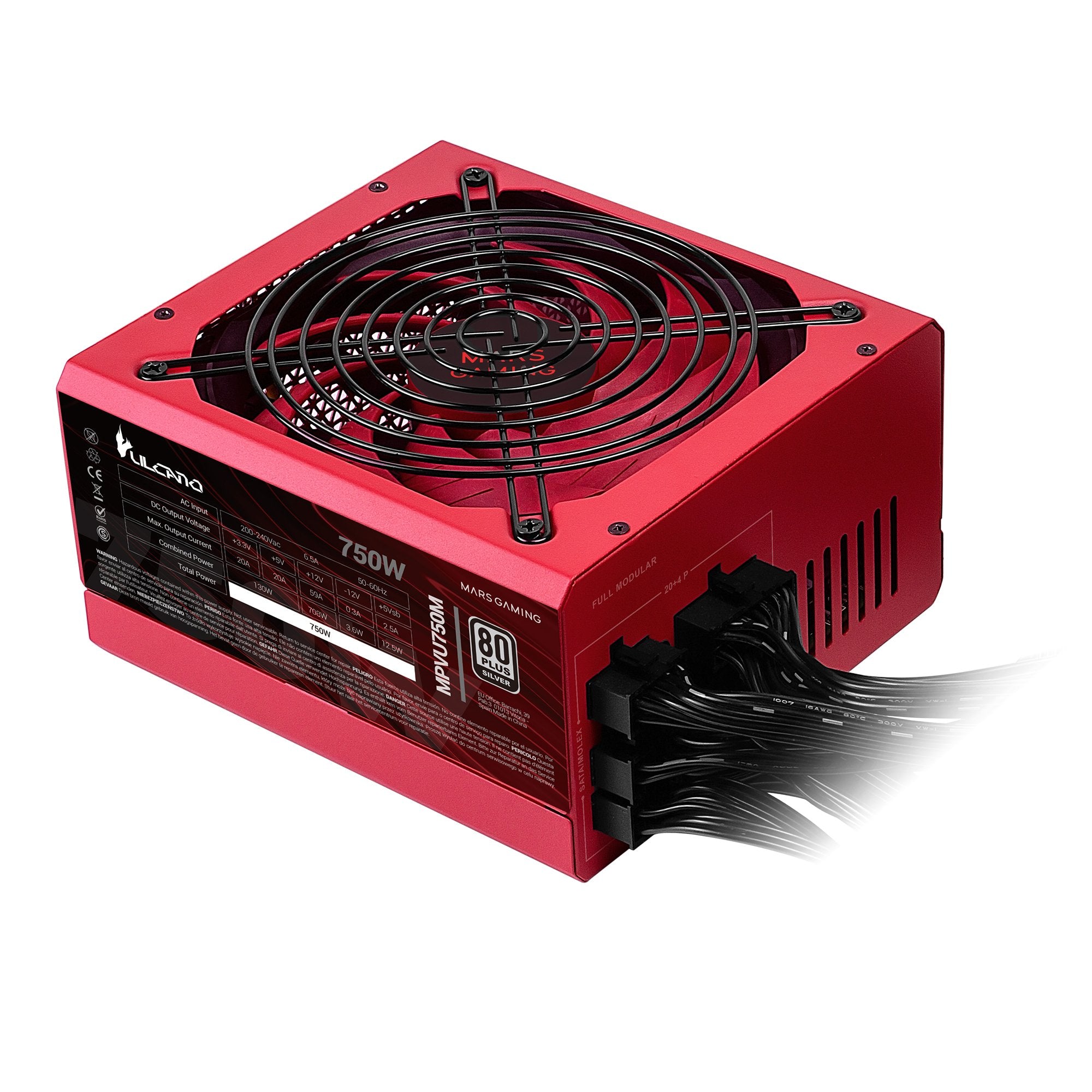 EAN 8435693104308 - Mars Gaming MPVU750M unidad de fuente de alimentación 24-pin ATX imagen 6