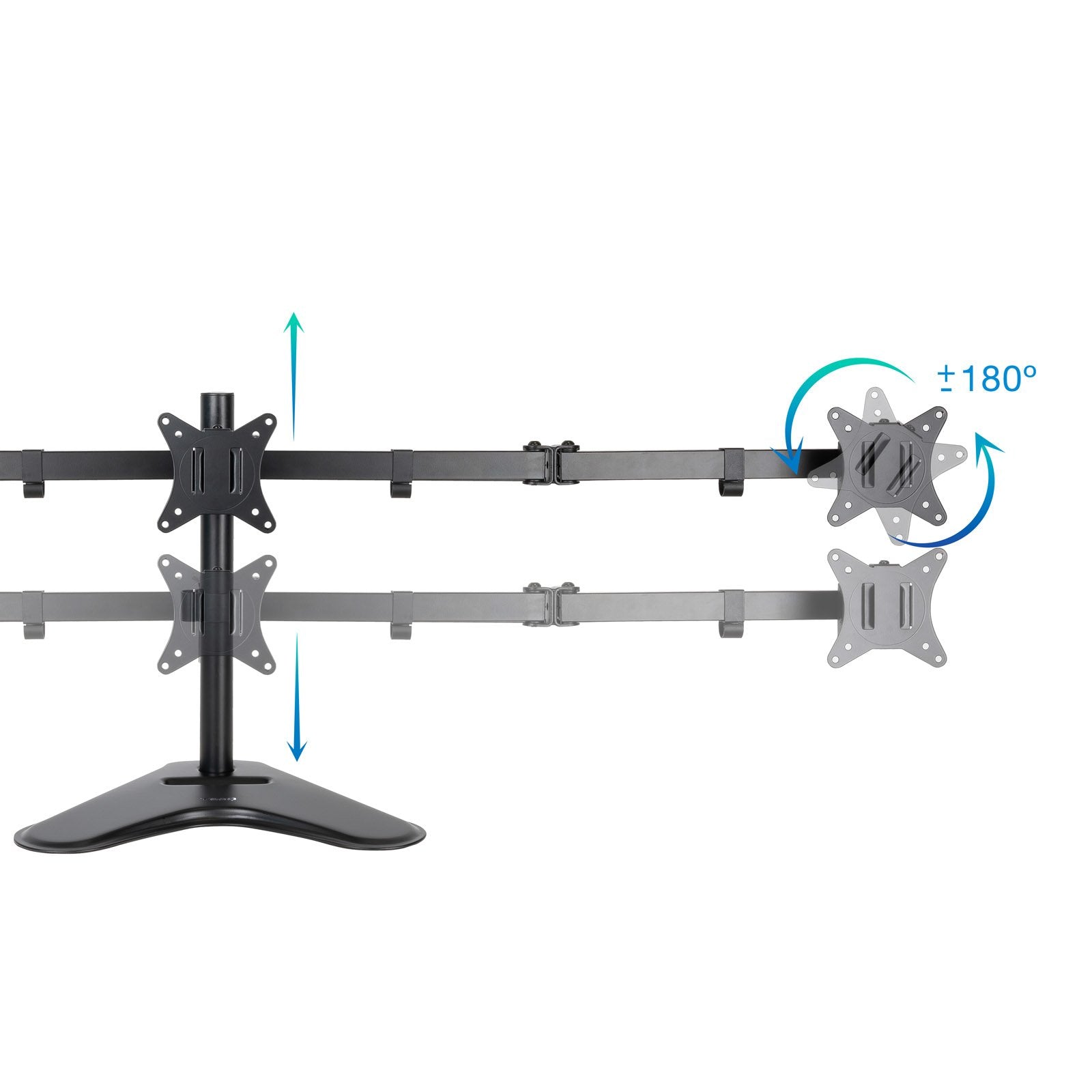 EAN 8433281013810 - TooQ DB1704TN-B soporte para monitor 68,6 cm (27") Escritorio imagen 4