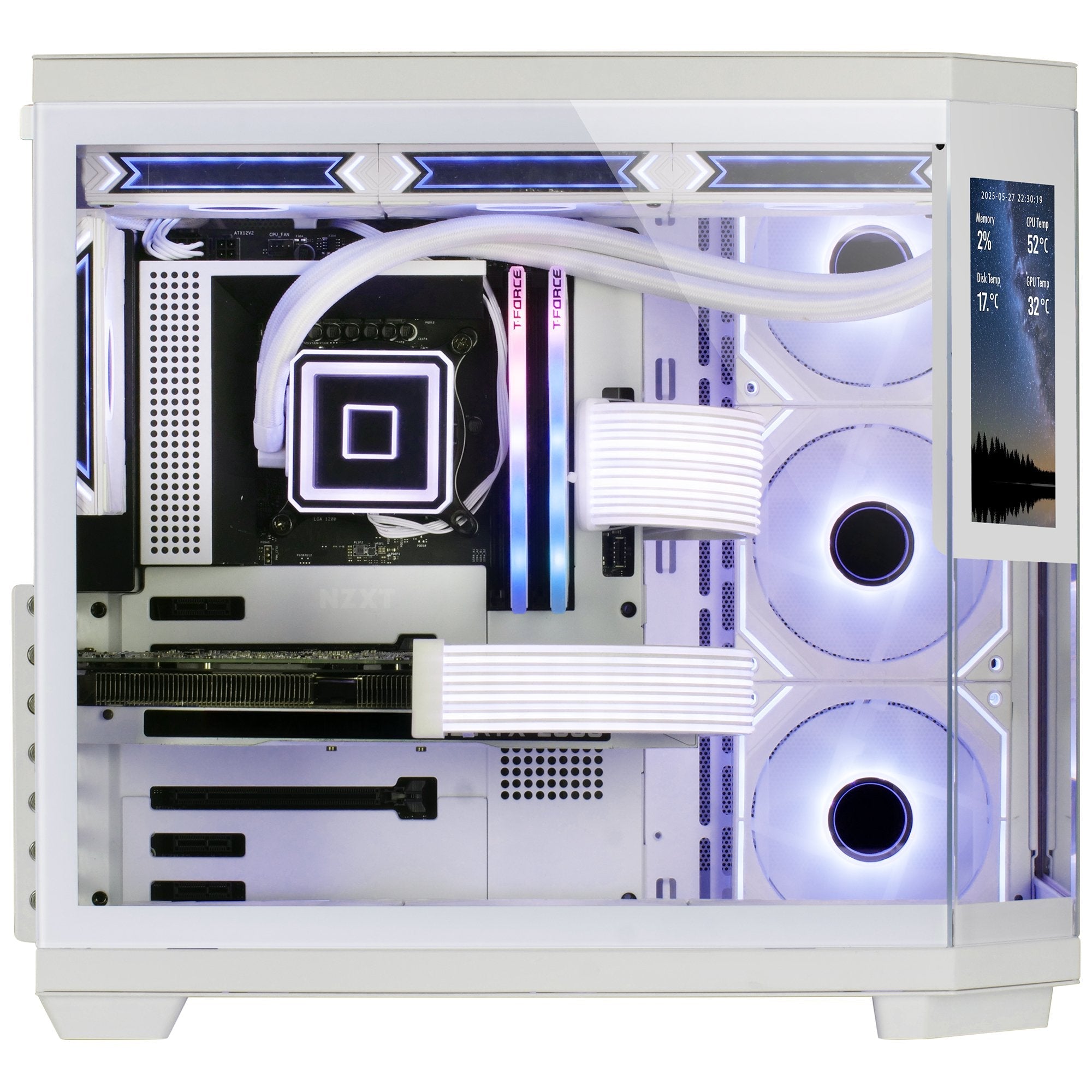 Caja Microatx Mc3t Corelcd Blanco Mars Gaming <Span Style='Font-Family: Aptos, Aptos_embeddedfont, Aptos_msfontservice, Calibri, Helvetica, Sans-Serif; Font-Size: 12pt; Color: Rgb(98, 98, 98);' Data-Olk-Copy-Source='Mailcompose'>Atx / Usb-C