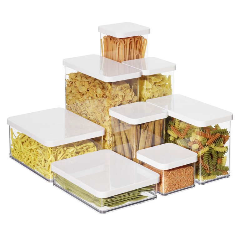 EAN 7610859153913 - Rotho Loft 11604 Rectangular Dispensador 1 L Transparente, Blanco imagen 4