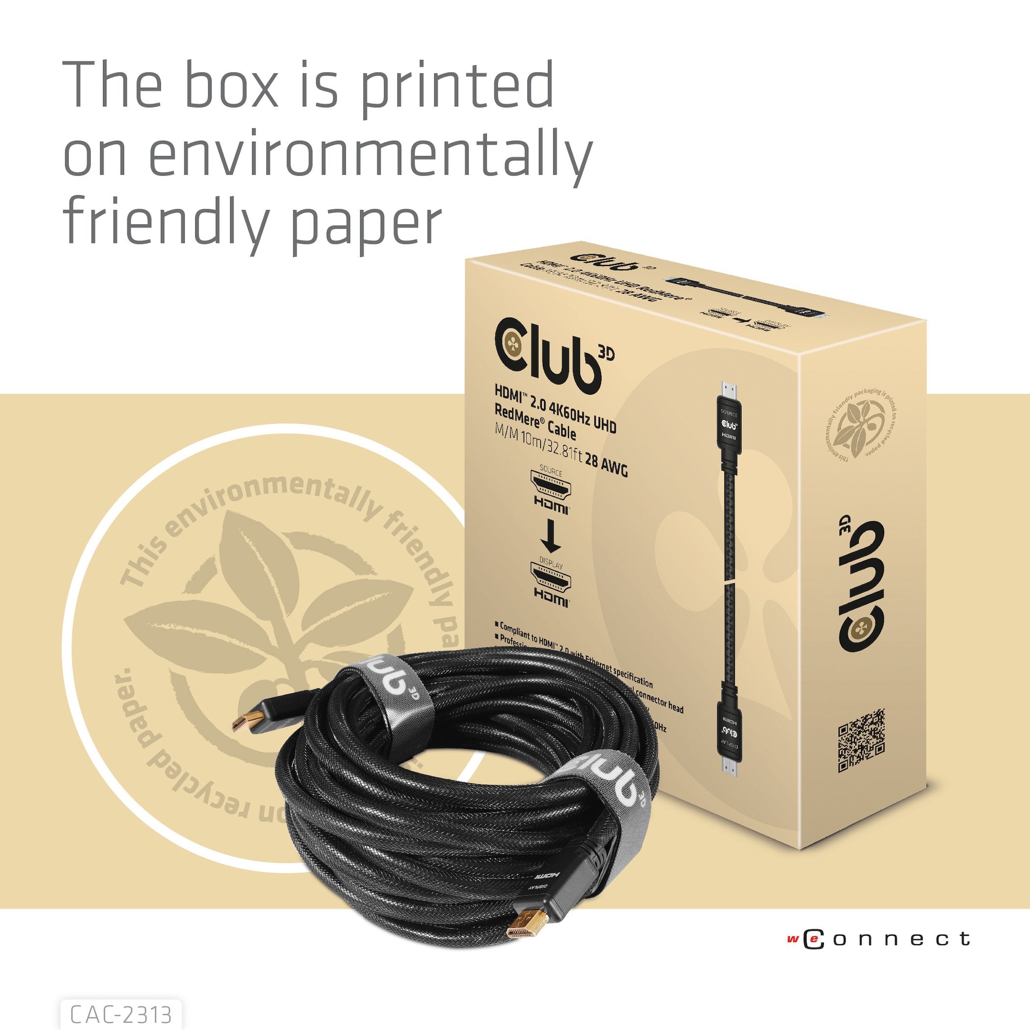 EAN 0841615101122 - CLUB3D CAC-2313 cable HDMI 10 m HDMI tipo A (Estándar) Negro imagen 11