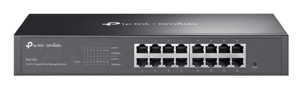 Switch Semigestionable Tp-Link Omada Es216g 16p 16xlan Gb Metal
