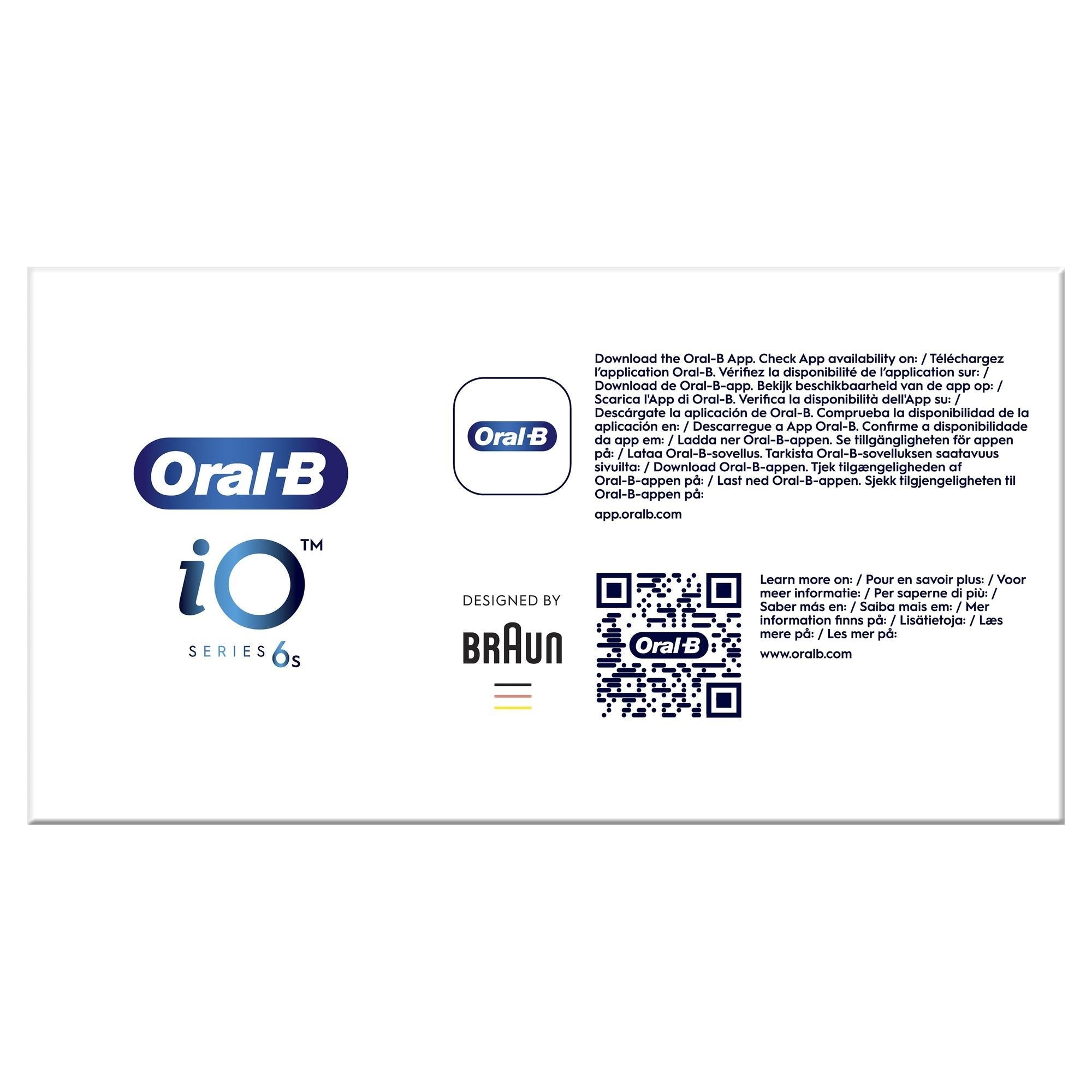 Cep. Dental Ele. Braun Oral B Io 6s Negro
