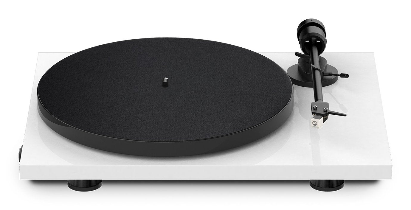 Pro-Ject E1 Phono, Plug & Play Einsteiger Plattenspieler , Blanco