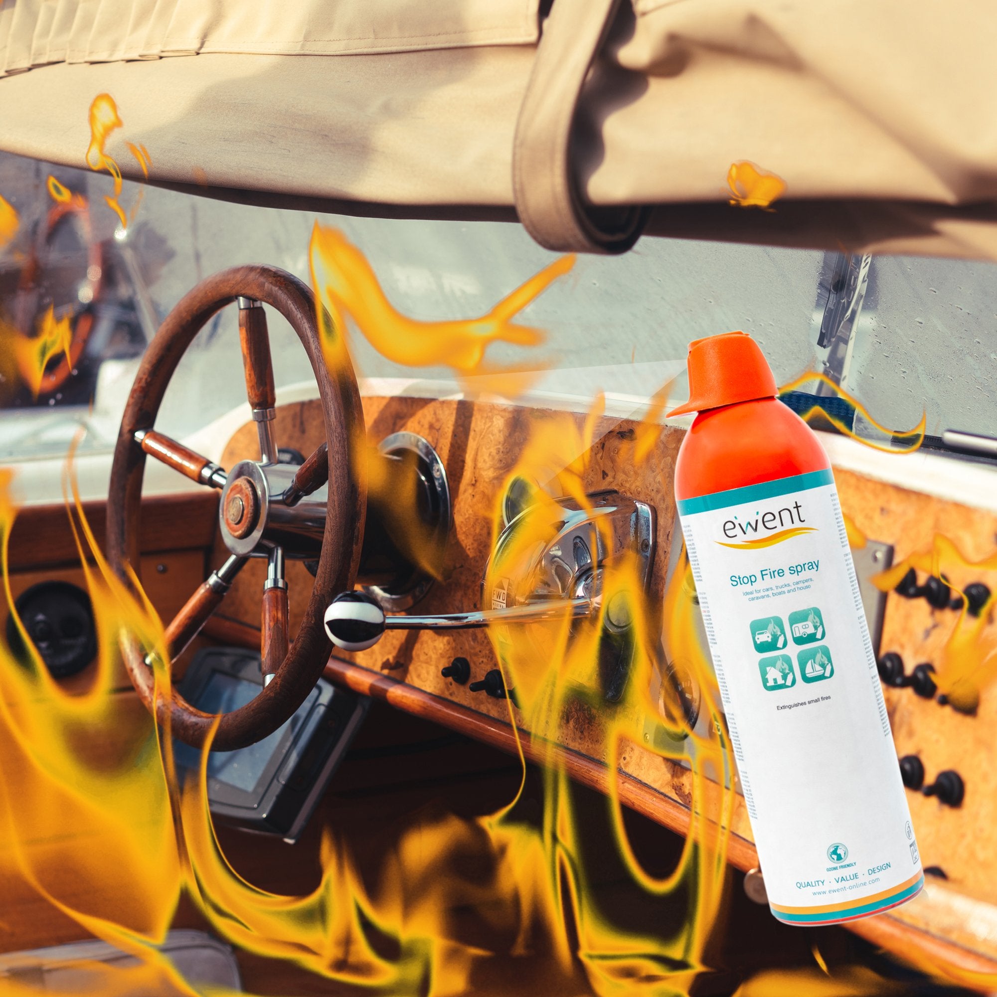 EAN 8054392619113 - Ewent EW5621 extintor de incendios Químico húmedo A, B, C, E imagen 12