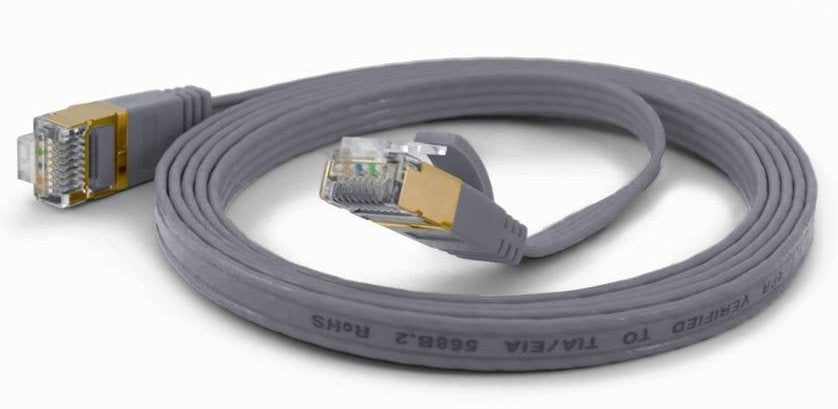 Wantecwire Utp, Cable Extra Fino Cat6a, D = 2,8 Mm, Gris, Longitud 2,00 M