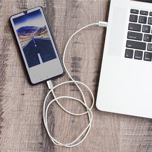 Qoltec 52359 Usb 2.0 Tipo C Cable Usb 2.0 Tipo C 60w Qc 3.0 Pd 1m White