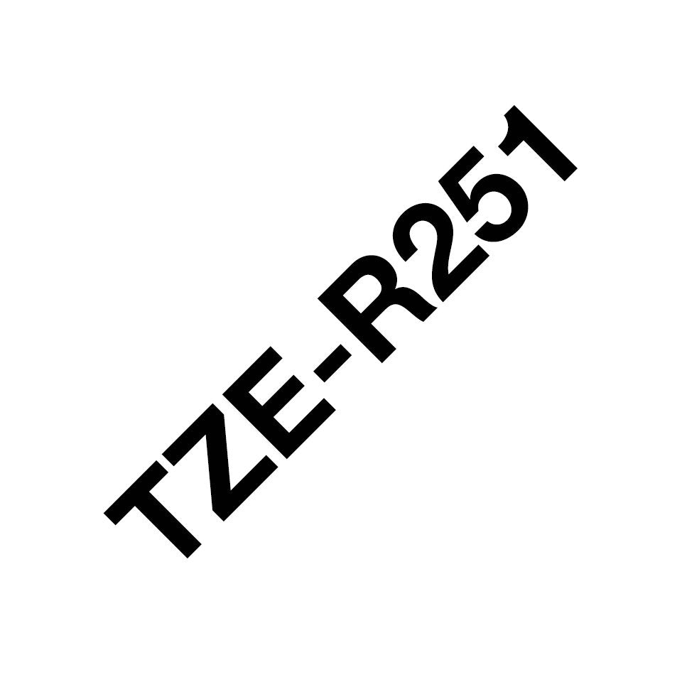 Brother Tze-R251 Cinta Para Impresora Negro