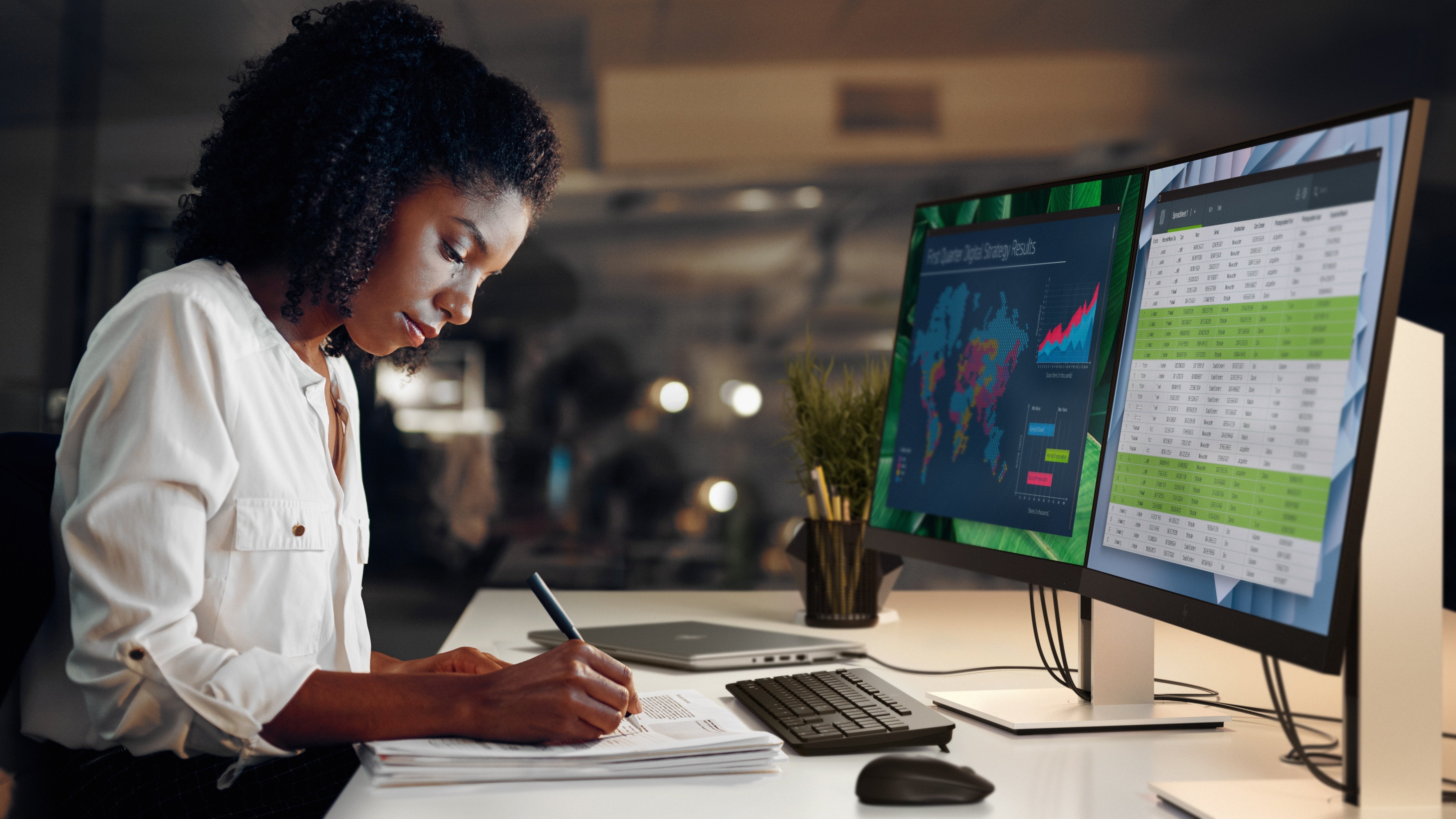 Monitor Hp E24d G4 Fhd Usb-C Docking Monitor