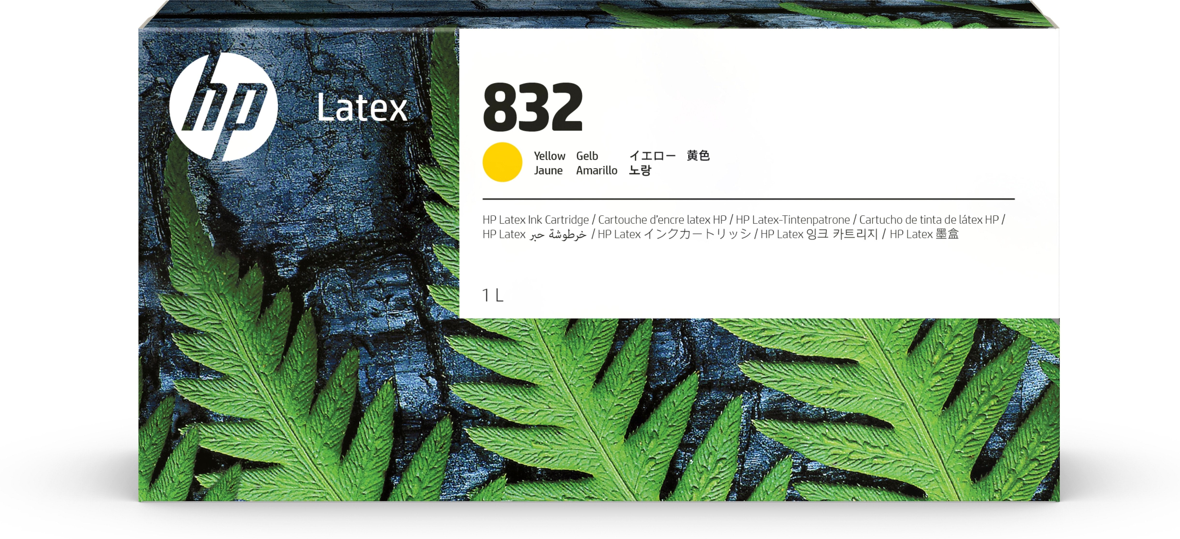 832 1l Yellow Latex Ink Cartridge 832 1-Liter Yellow