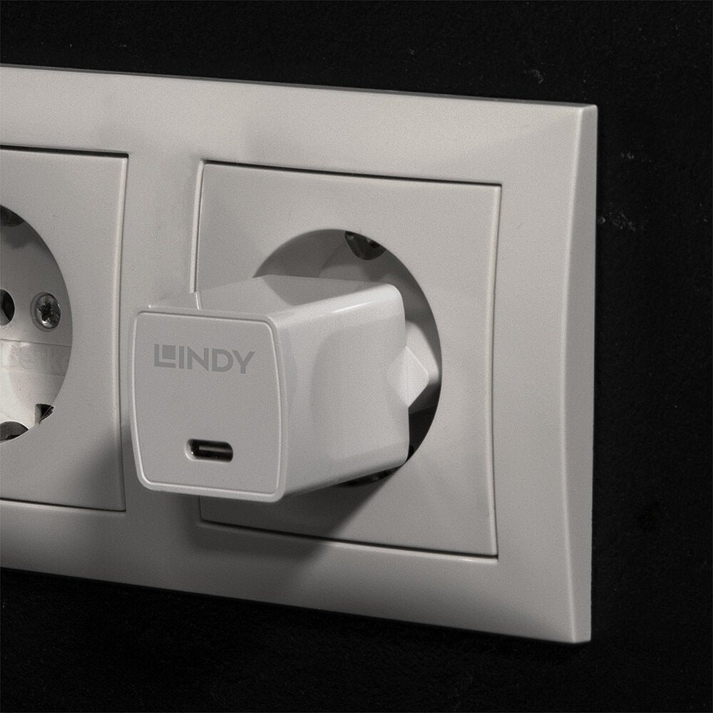 EAN 4002888734103 - Lindy 73410 cargador de dispositivo móvil Smartphone Blanco Corriente alterna Interior imagen 3