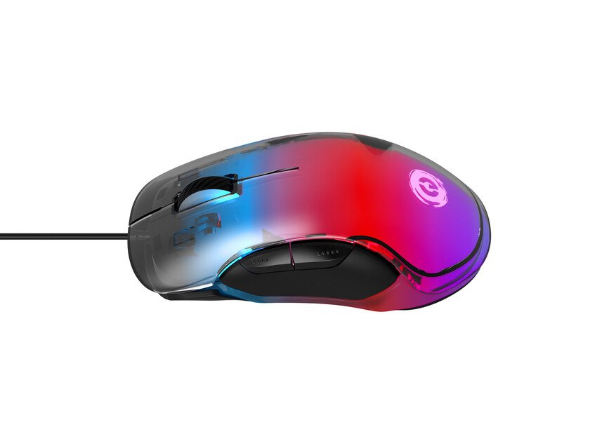 Canyon Raton Gaming Braver Gm-728 Rgb 6 Botones Transparente