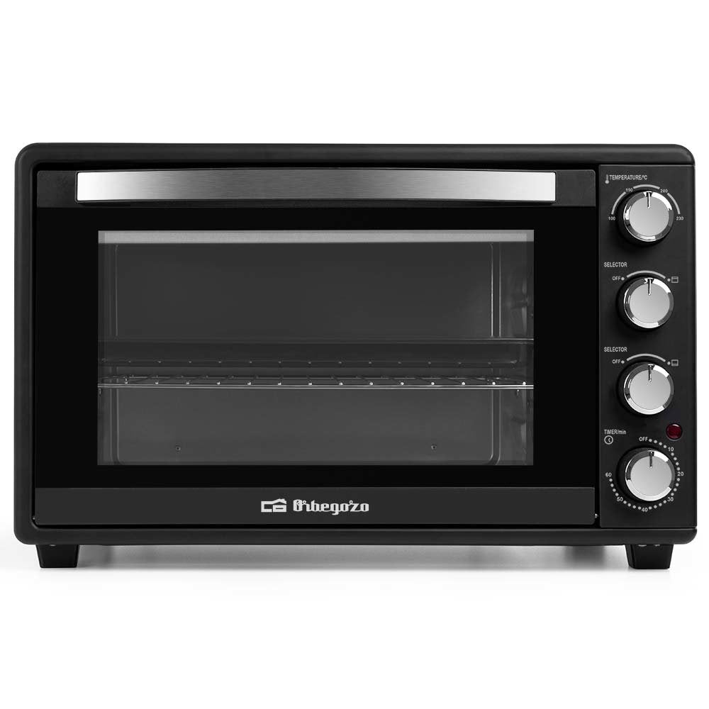 Orbegozo Ho 455 Horno De Sobremesa Multifuncion - 45l De Capacidad - 2000w De Potencia - Selector De Temperatura Hasta