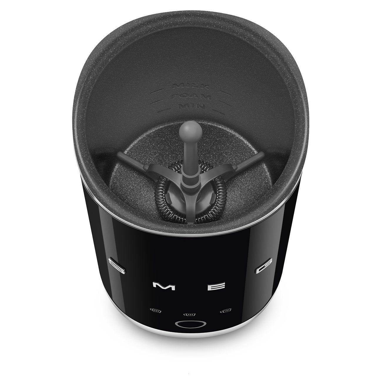 EAN 8017709353155 - Smeg MFF02BLEU espumador o calentador de leche Calentador/espumador de leche automático Negro imagen 7
