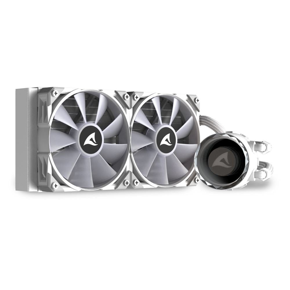 EAN 4044951038602 - Sharkoon S80 RGB Carcasa del ordenador, Procesador Sistema de refrigeración líquida todo en uno 12 cm Bla imagen 3