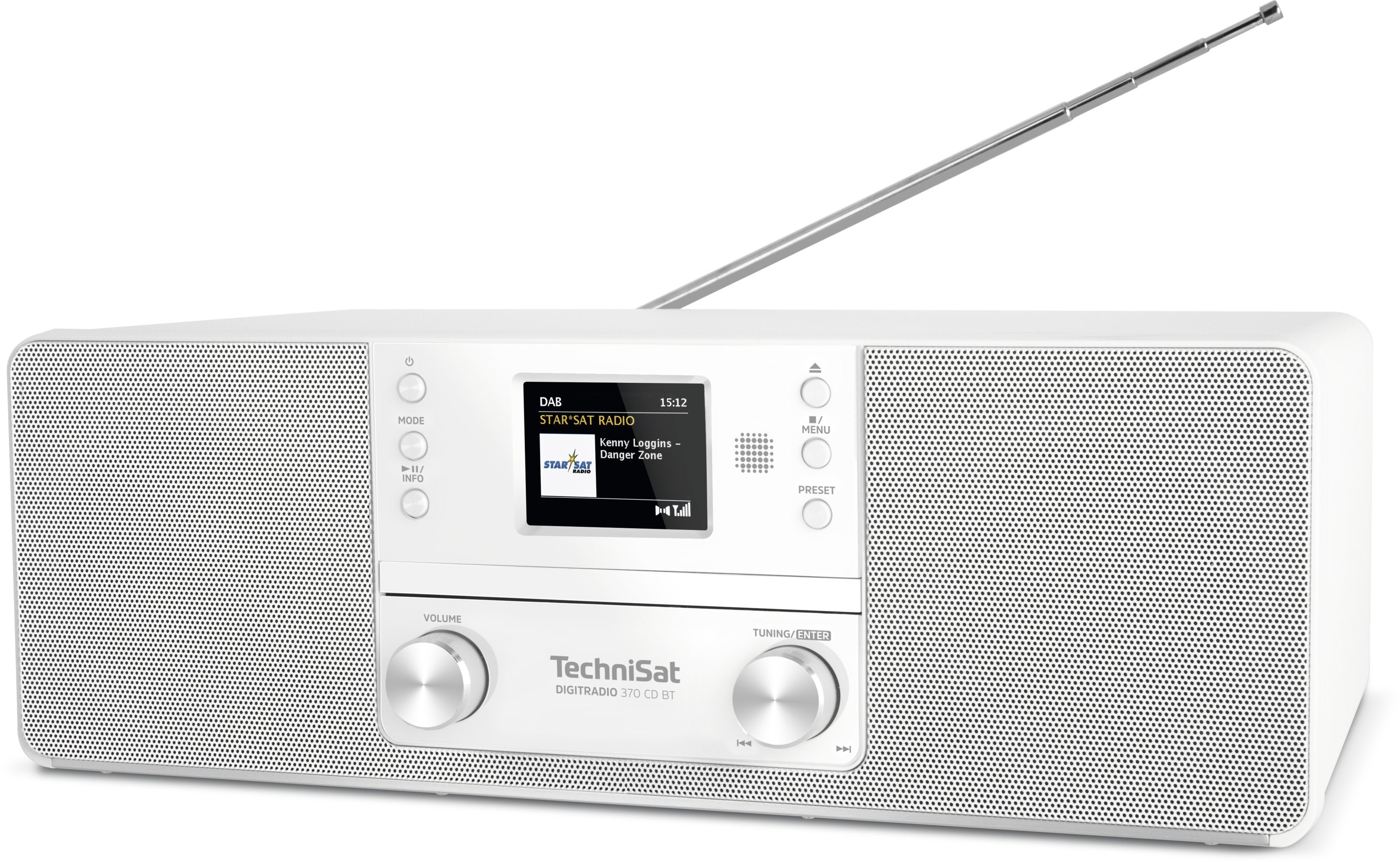 EAN 4019588139480 - TechniSat 370 CD BT Personal Analógico y digital Blanco imagen 3