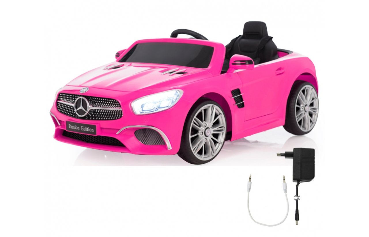 Jamara Ride-On Mercedes-Benz Sl 400, Vehículo Para Niños Rosa, 12v
