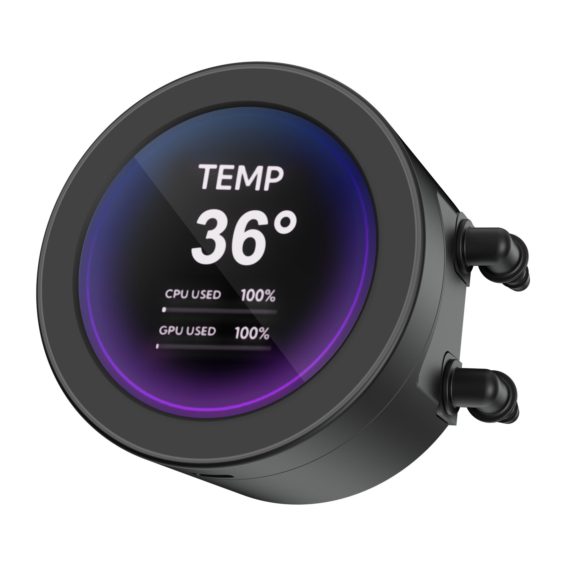 Sama Q70 360 Wasserkã¼hlung Lcd Display Black Retail