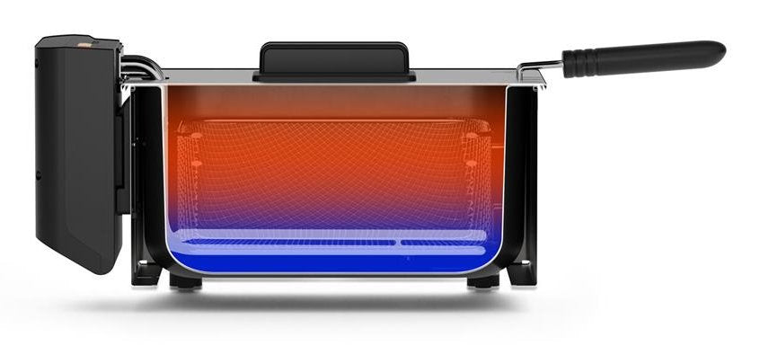 Tristar Fr-9334 Deep Fryer, 3l, Stainless Steel Black